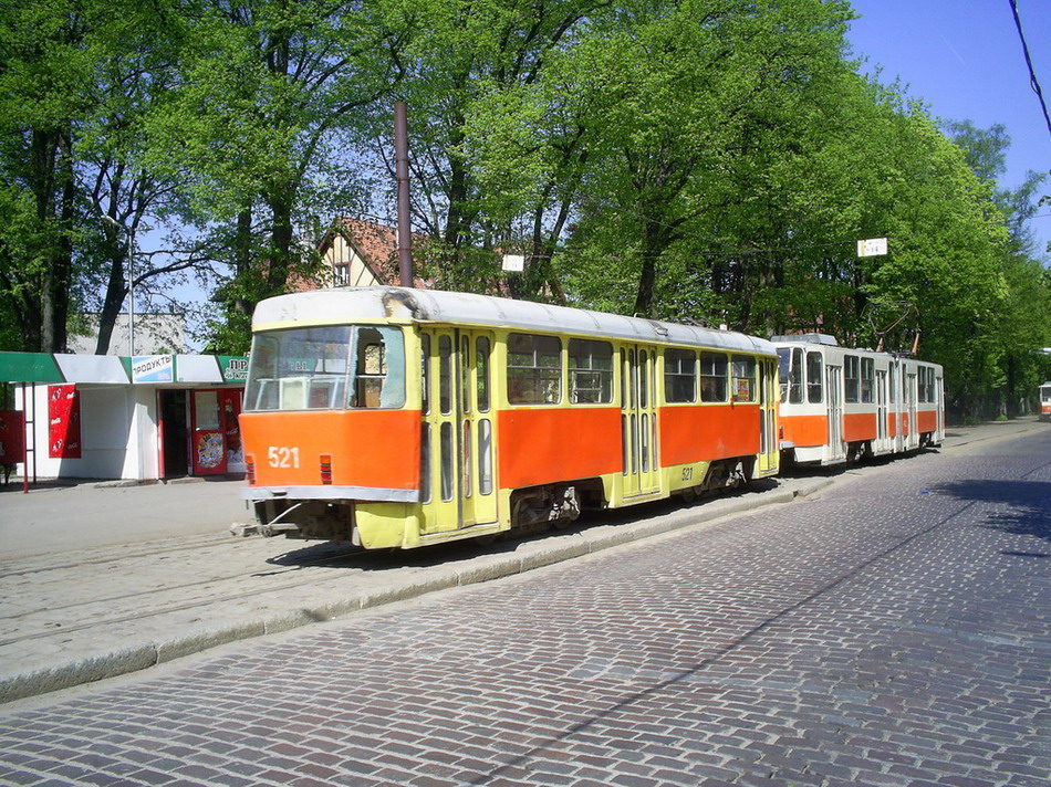Калининград, Tatra T4D № 521