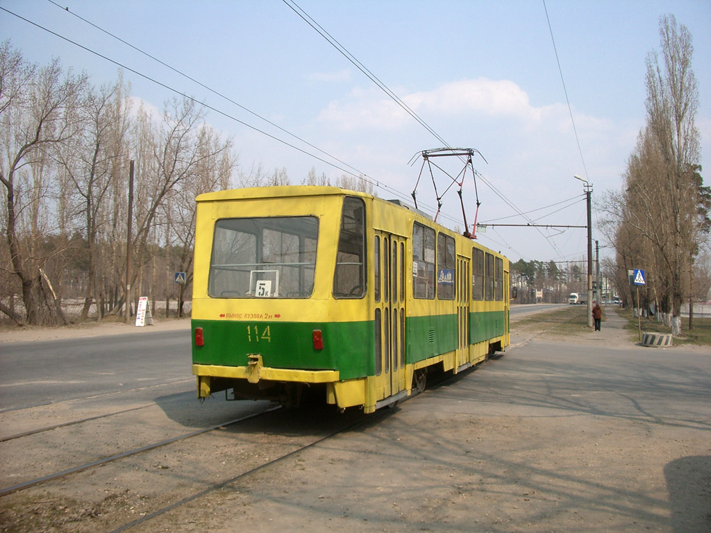 Липецк, Tatra T6B5SU № 114