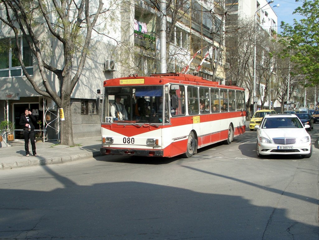 Varna, Škoda 14Tr06 č. 080