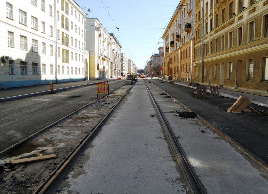 Sankt Petersburg — Track repairs