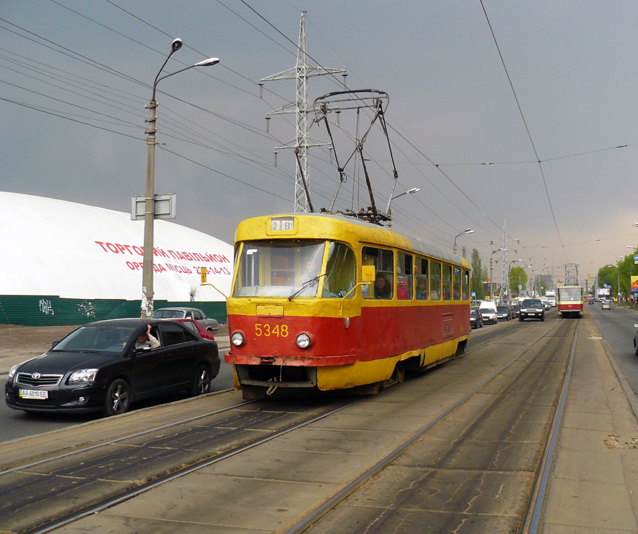 Киев, Tatra T3SU (двухдверная) № 5348