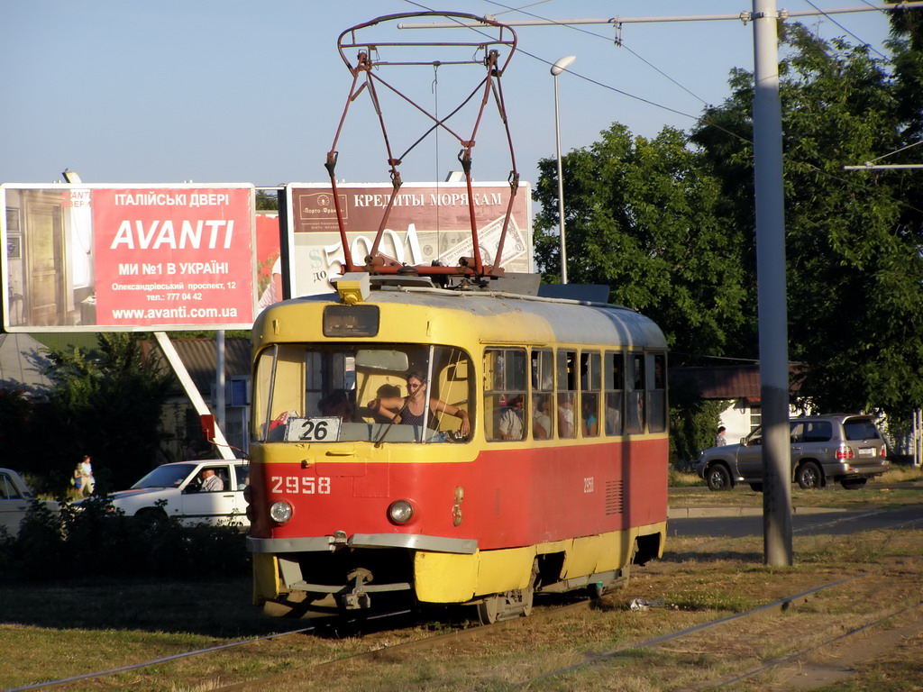 Одесса, Tatra T3SU № 2958