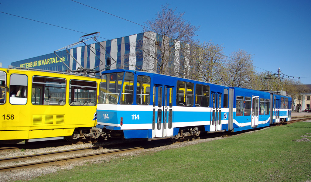 Таллин, Tatra KT6T № 114