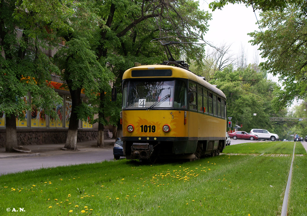 Алматы, Tatra T4D-MS № 1019 Алматы, Tatra T4D-MS № 1019