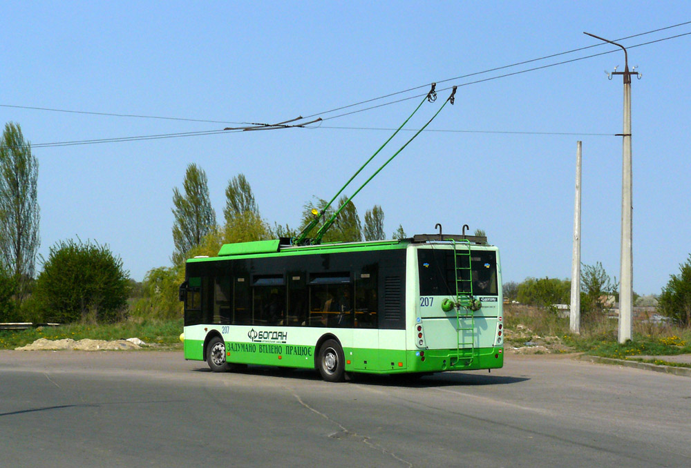 Луцк, Богдан Т50110 № 207; Луцк — Покатушки на «Богдане» Т501.10 № 207, 02.05.2009