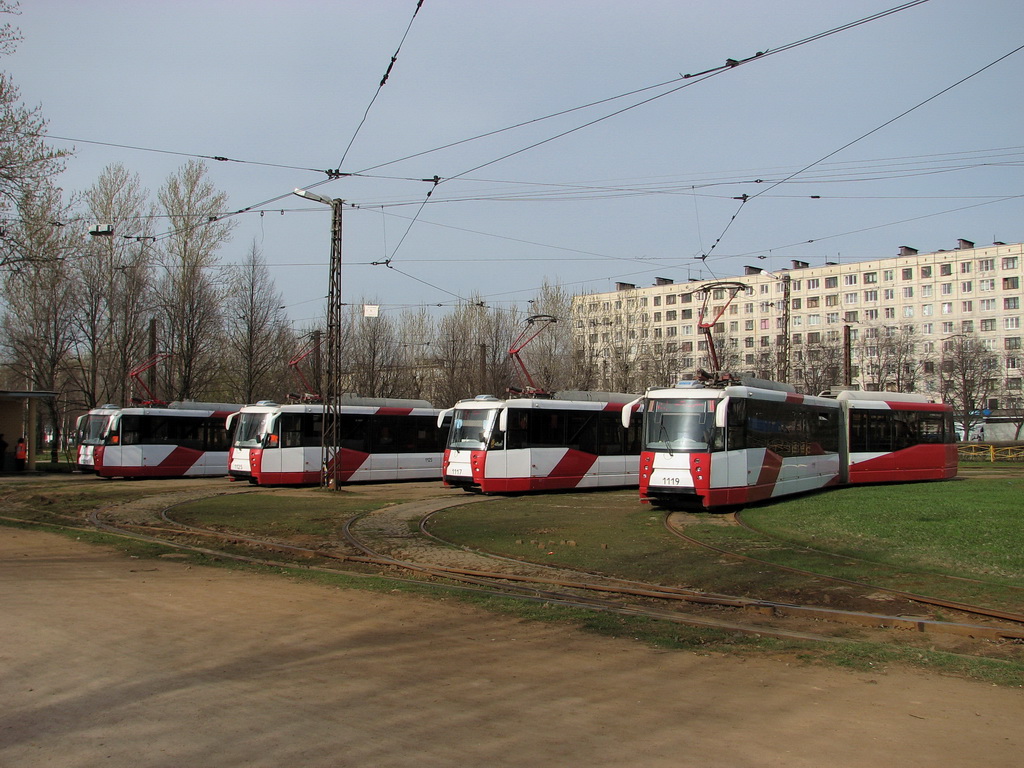 Санкт-Петербург, 71-152 (ЛВС-2005) № 1119; Санкт-Петербург — Конечные станции и разворотные кольца