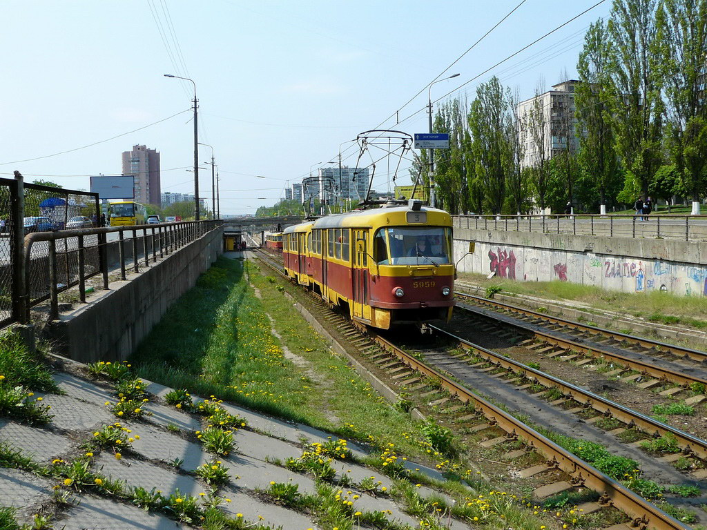 Киев, Tatra T3SU № 5959