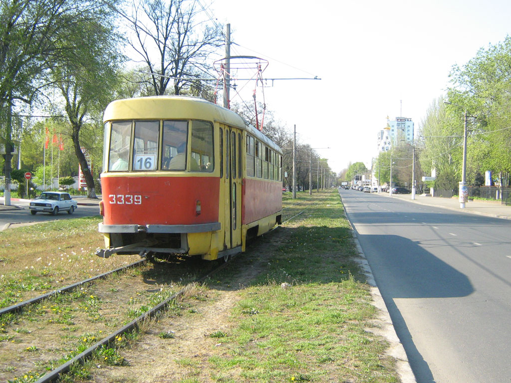 Одесса, Tatra T3SU (двухдверная) № 3339