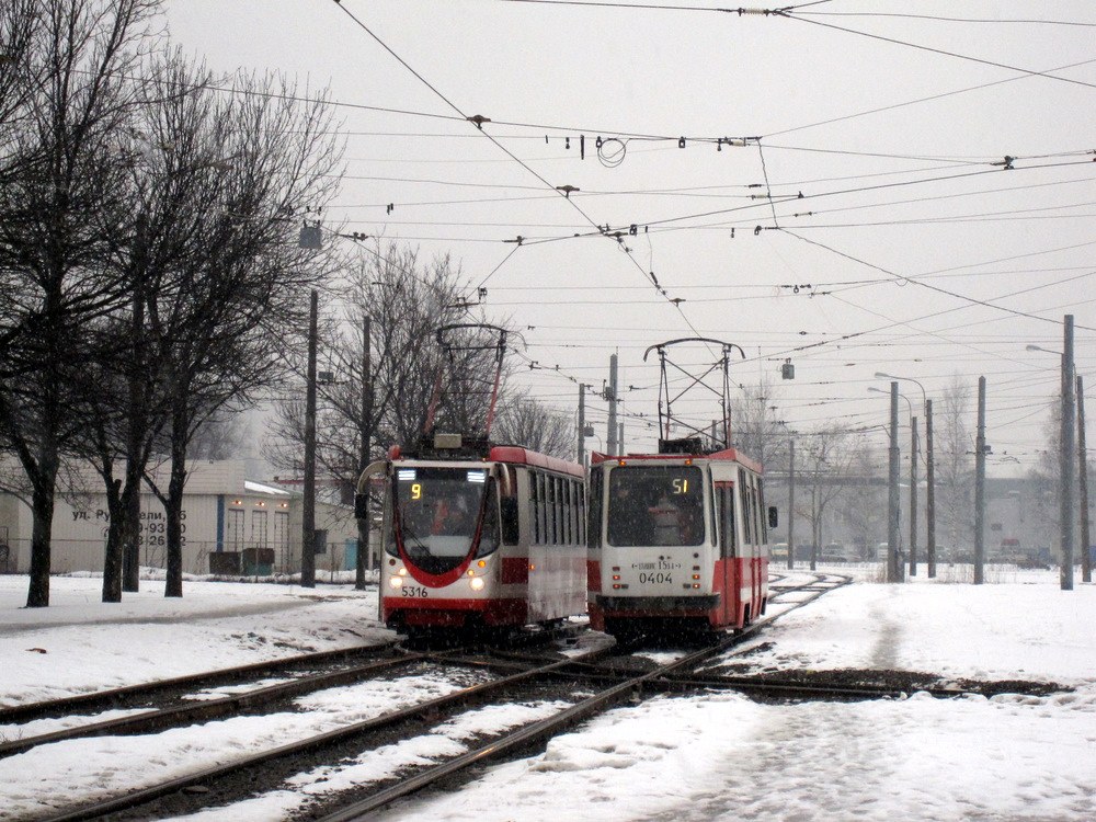 Санкт-Петербург, 71-134А (ЛМ-99АВН) № 5316; Санкт-Петербург, 71-134К (ЛМ-99К) № 0404