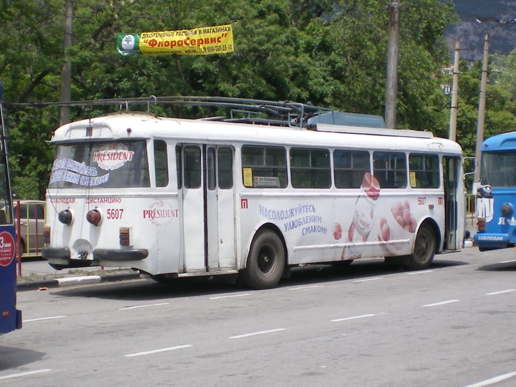 Крымский троллейбус, Škoda 9Tr24 № 5607
