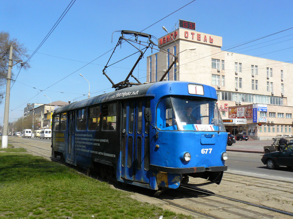 Каменское, Tatra T3SU № 677