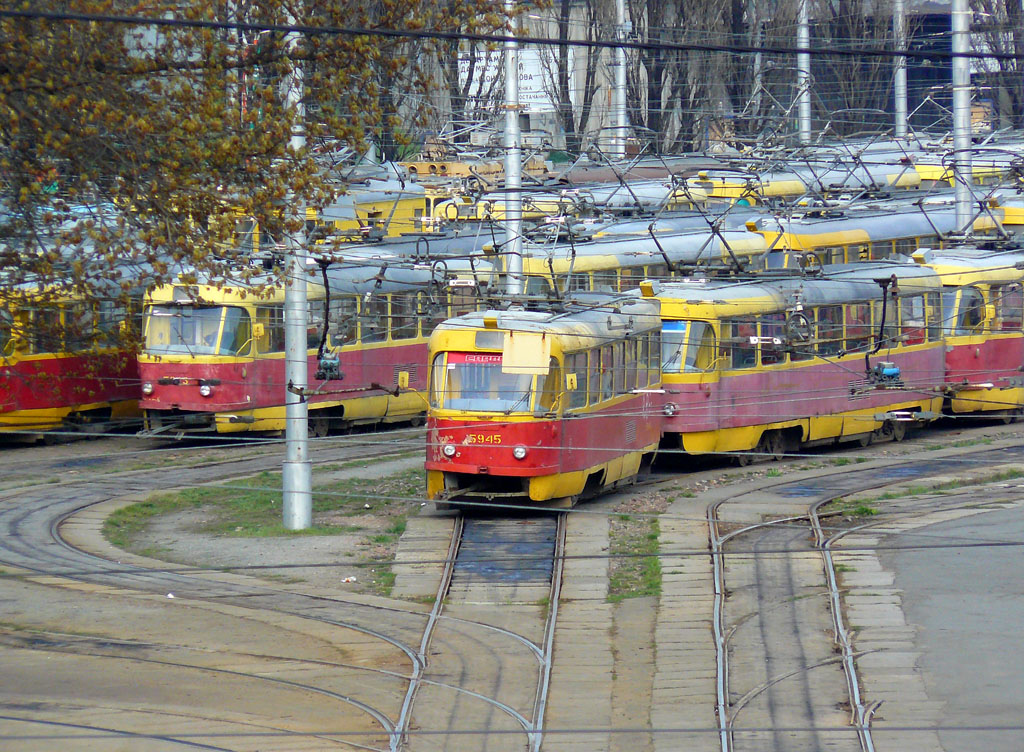 Kijevas, Tatra T3SU nr. 5945; Kijevas — Tramway depots: Podilske