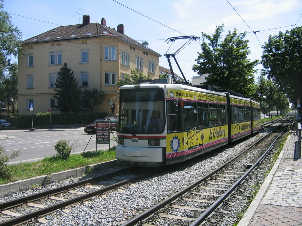 Аугсбург, Adtranz GT6M № 604