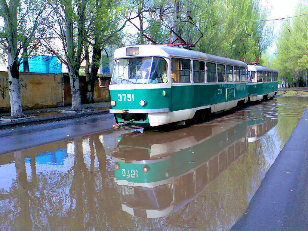 Doneck, Tatra T3SU (2-door) č. 3751