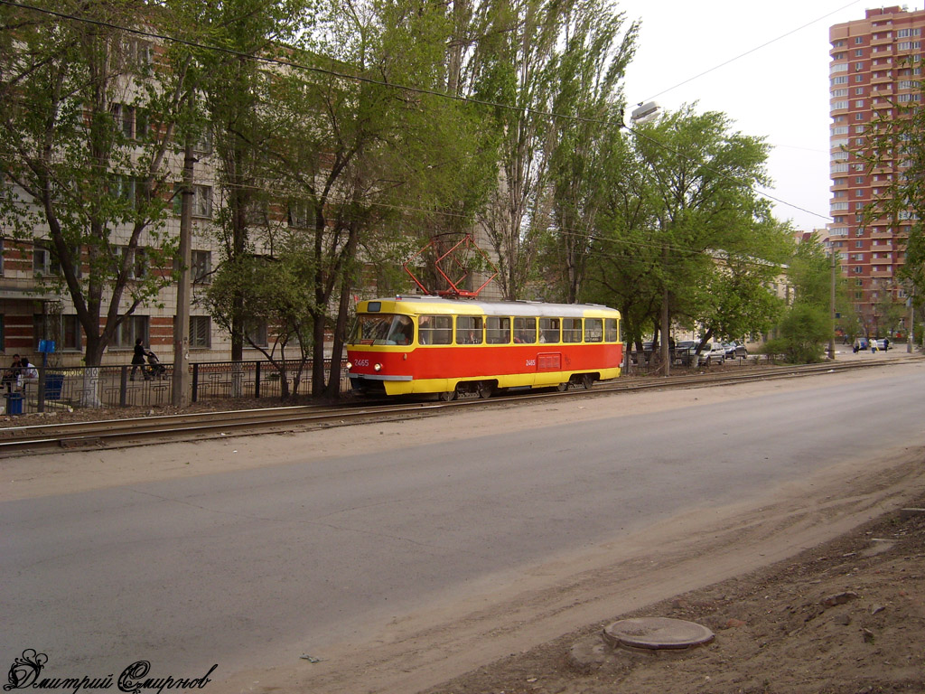 Волгоград, Tatra T3SU (двухдверная) № 2465