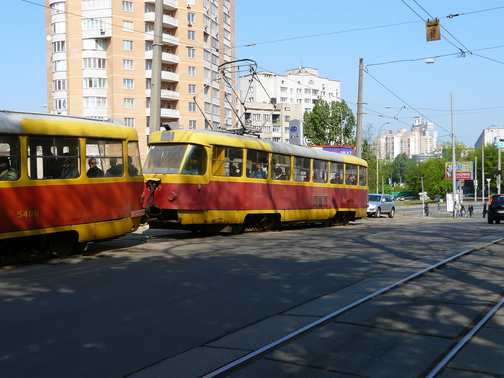 Киев, Tatra T3SU № 5497