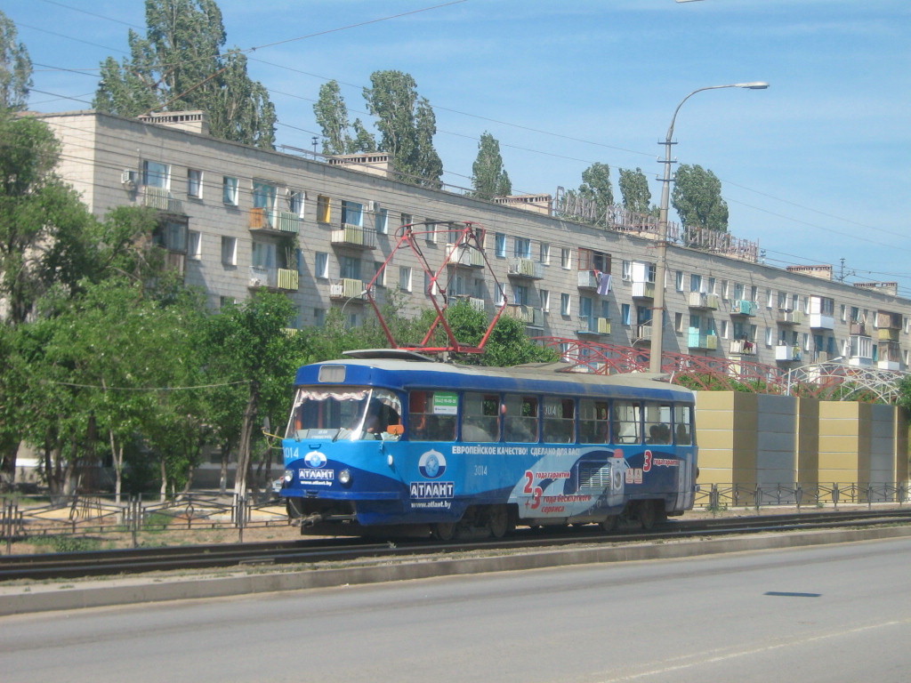 Волгоград, Tatra T3SU (двухдверная) № 3014