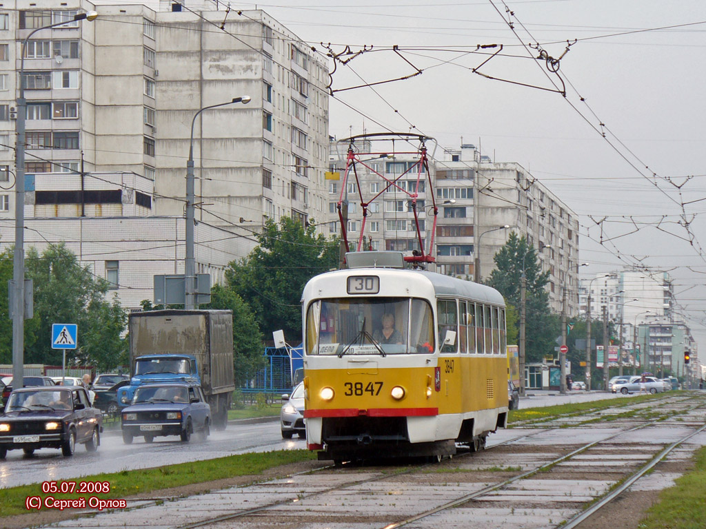 Moskva, Tatra T3SU Br. 3847 Moskva, Tatra T3SU Br. 3847