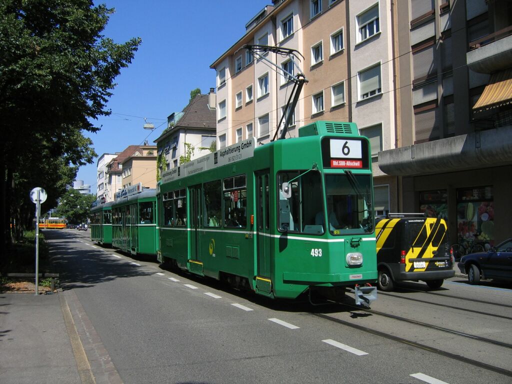 Базель, Schindler/SIG/BBC Be 4/4 № 493
