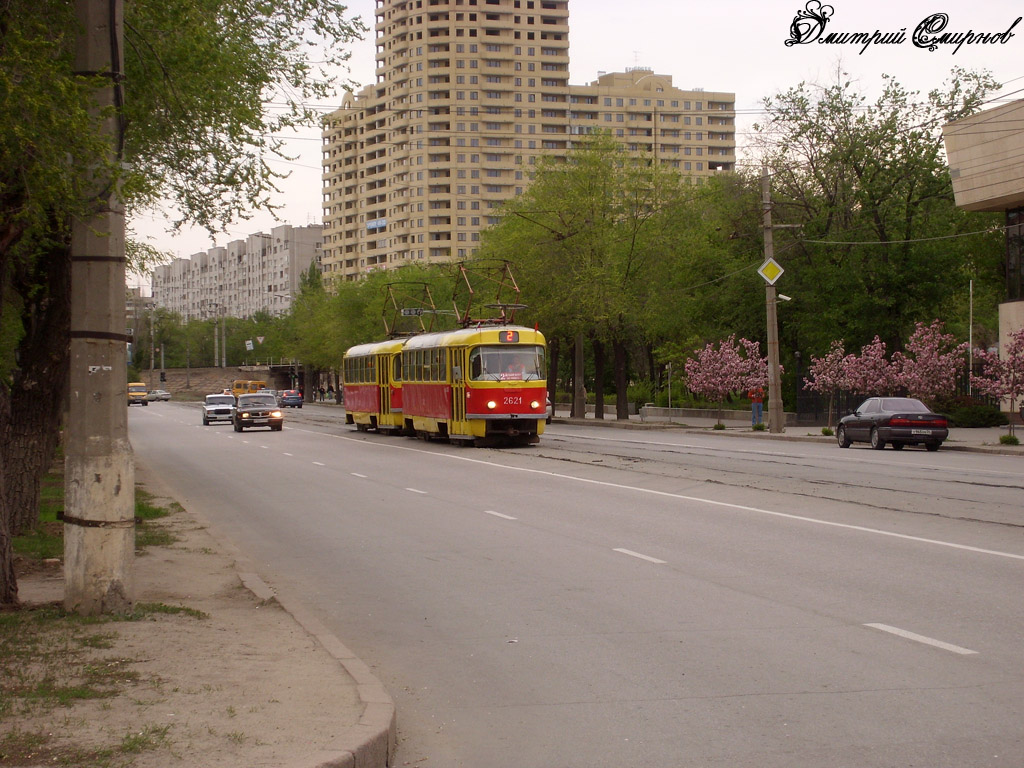 Волгоград, Tatra T3SU (двухдверная) № 2621; Волгоград, Tatra T3SU (двухдверная) № 2631