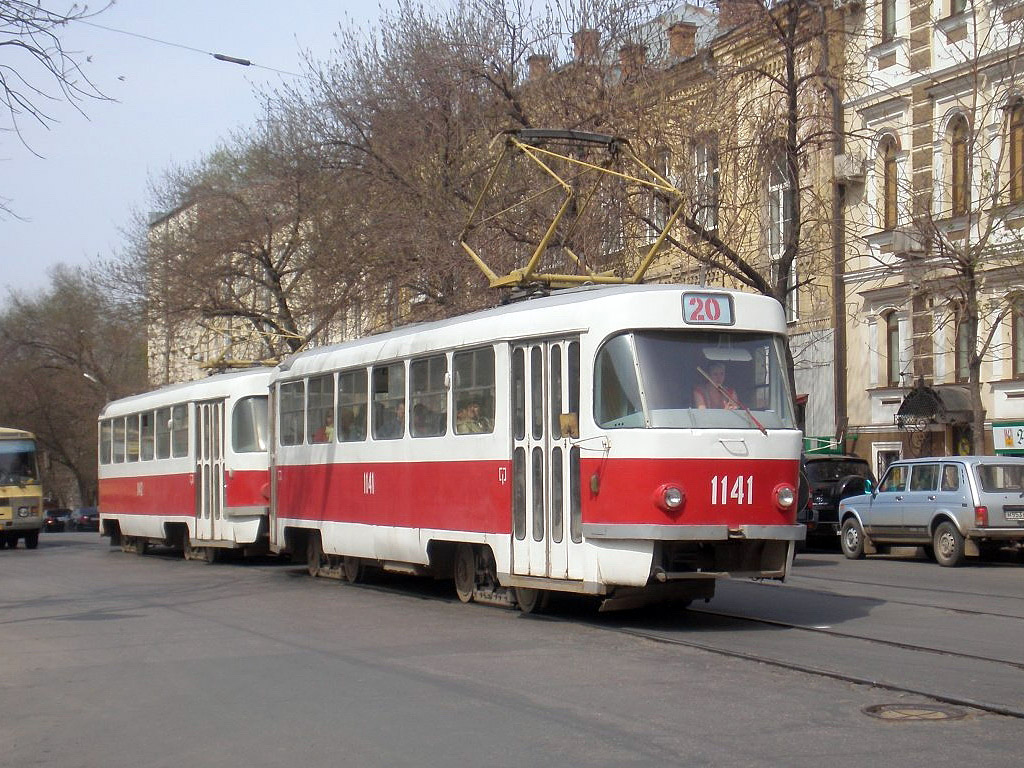 Самара, Tatra T3SU (двухдверная) № 1141