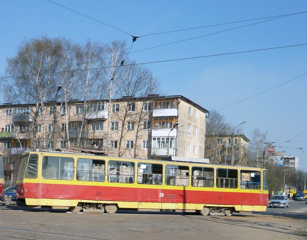 Тверь, Tatra T6B5SU № 28; Тверь — Трамвайные линии: Московский район