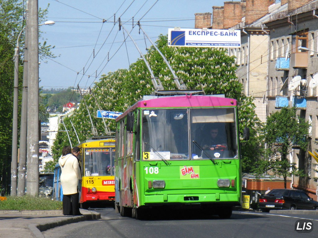 Ровно, Škoda 14Tr89/6 № 108