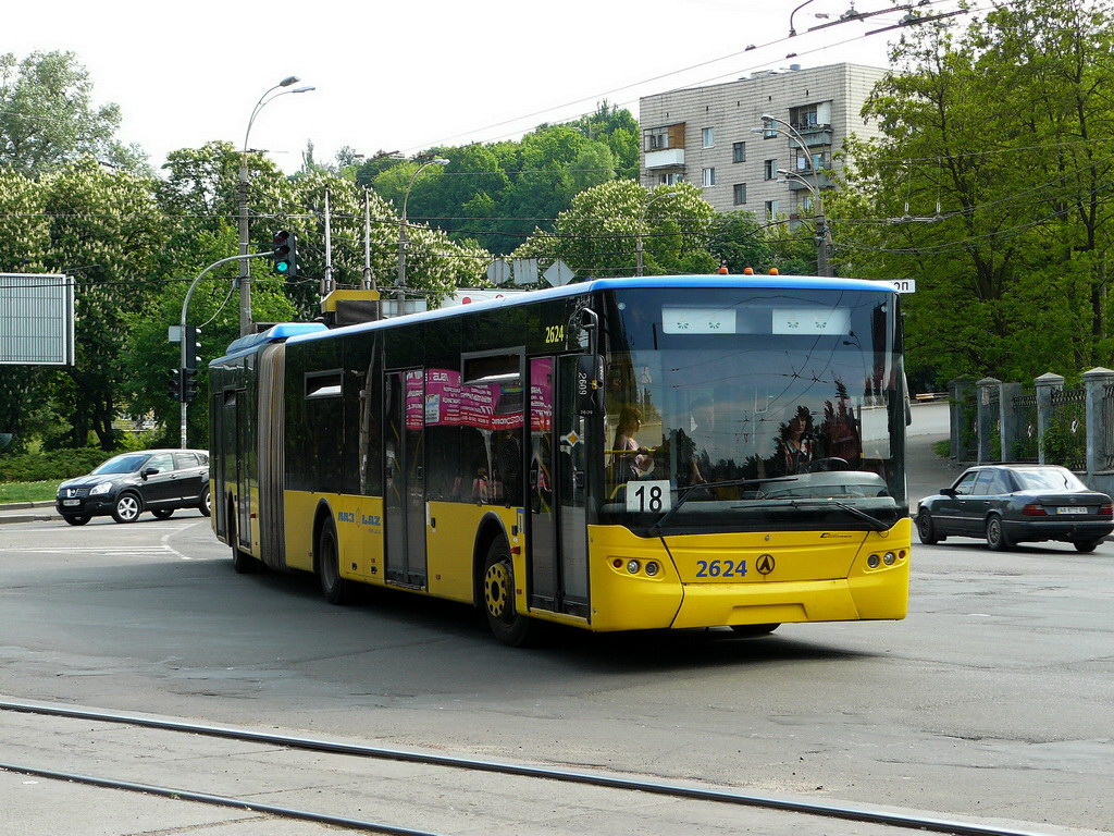 Киев, ЛАЗ E301D1 № 2624