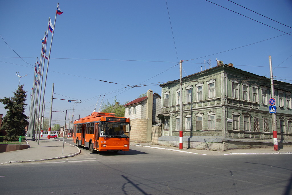 Саратов, Тролза-5275.05 «Оптима» № 1271; Саратов — Конечные станции и разворотные кольца Саратов, Тролза-5275.05 «Оптима» № 1271; Саратов — Конечные станции и разворотные кольца