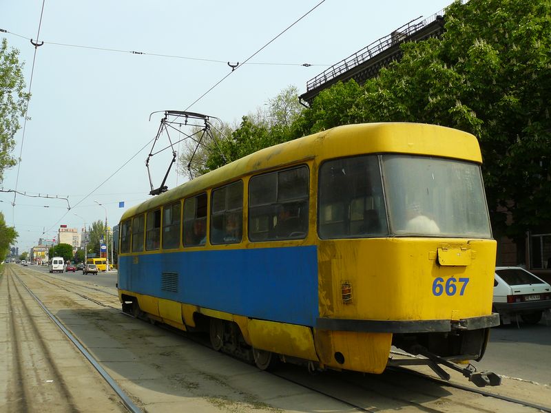 Каменское, Tatra T3SU № 667