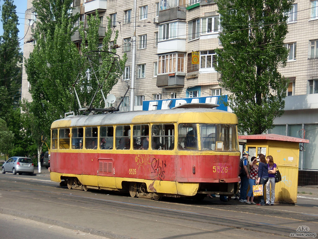 Киев, Tatra T3SU № 5526