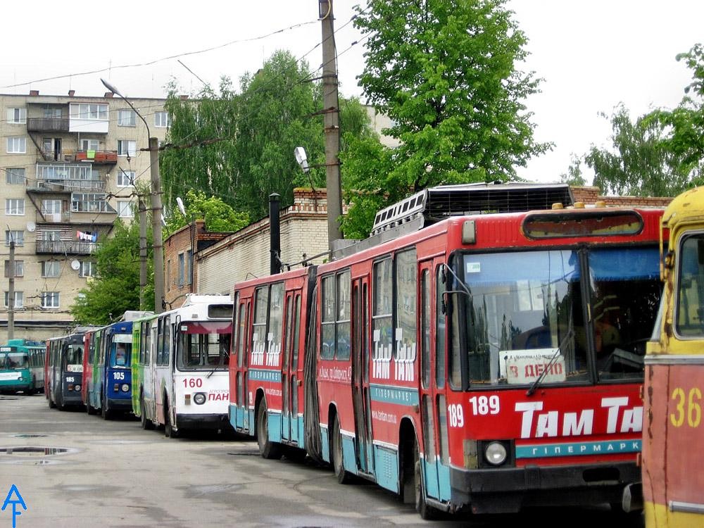 Луцк, ЮМЗ Т1 № 189; Луцк — Забастовки работников предприятия электротранспорта