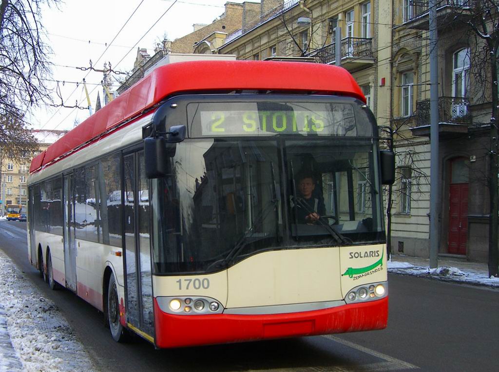 Вильнюс, Solaris Trollino II 15 AC № 1700