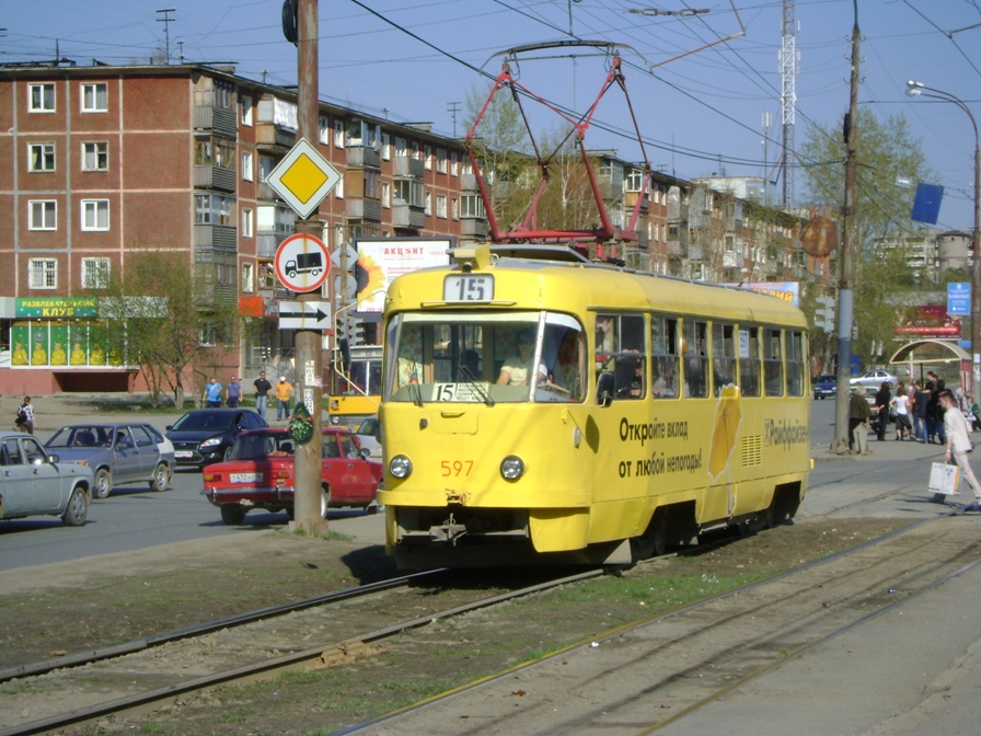 Екатеринбург, Tatra T3SU № 597