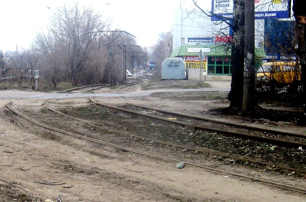 Woronesch — The remnants of Voronezh tramway