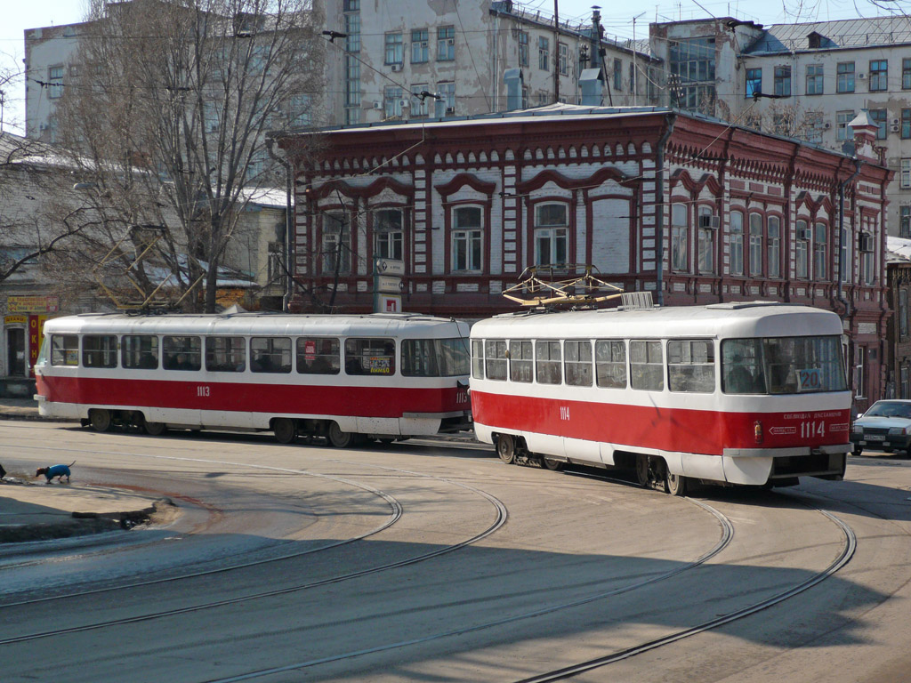 Самара, Tatra T3SU (двухдверная) № 1114