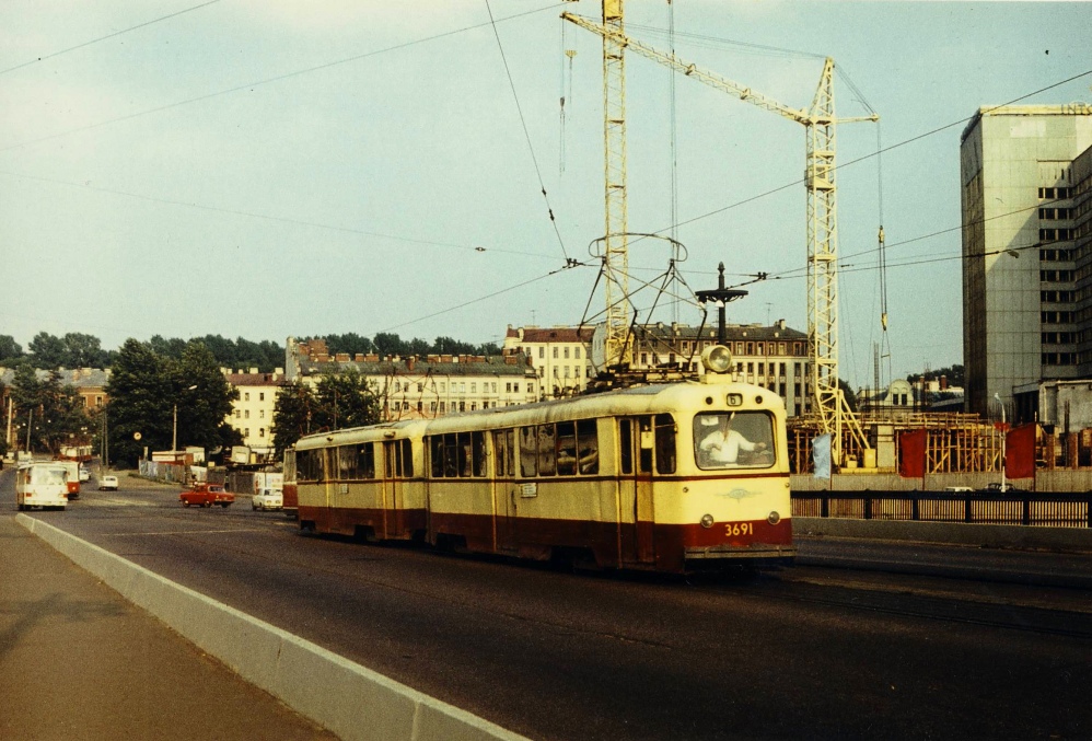Санкт-Петербург, ЛМ-49 № 3691; Санкт-Петербург — Исторические фотографии трамвайных вагонов