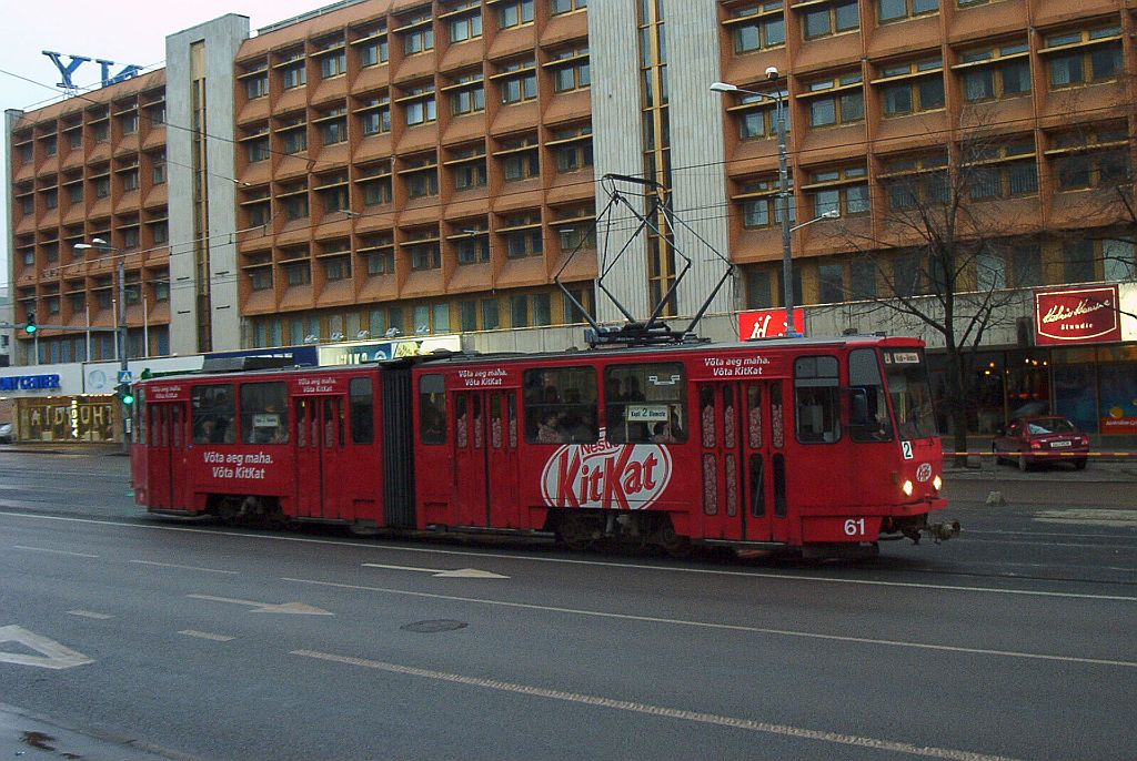 Таллин, Tatra KT4SU № 61