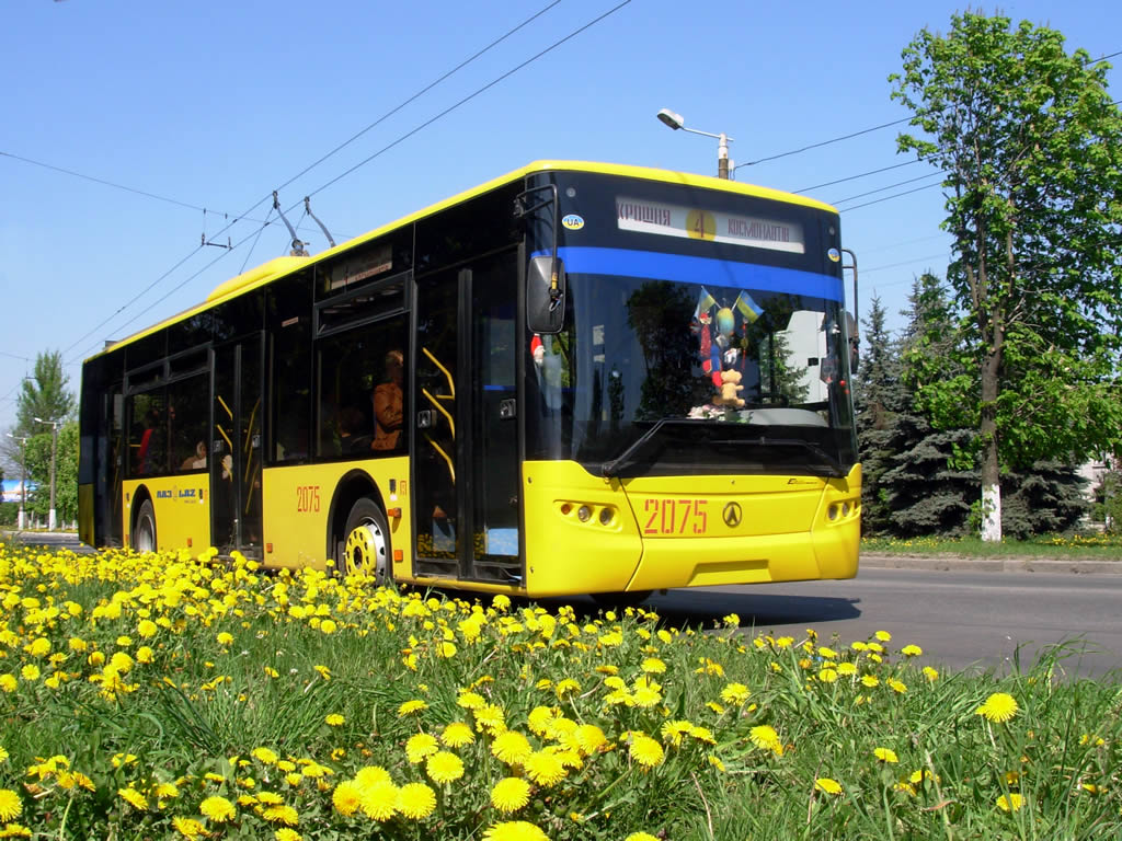 Житомир, ЛАЗ E183D1 № 2075