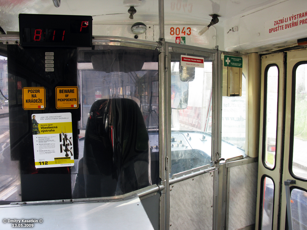 Прага, Tatra T3M № 8043