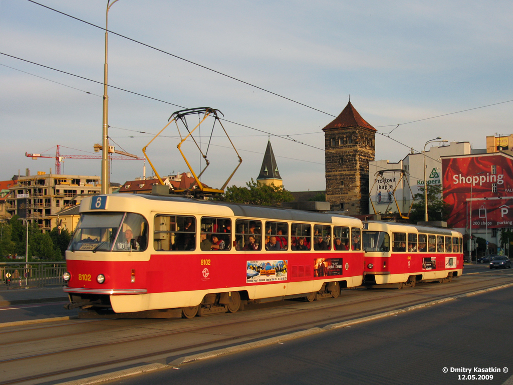 Прага, Tatra T3M № 8102