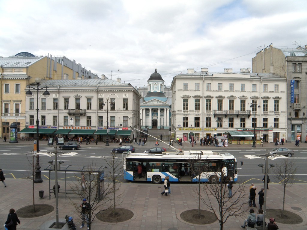 Sankt Petersburg — Trolleybus lines and infrastructure