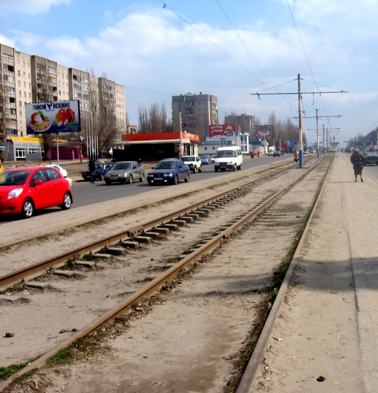 Woronesch — The remnants of Voronezh tramway