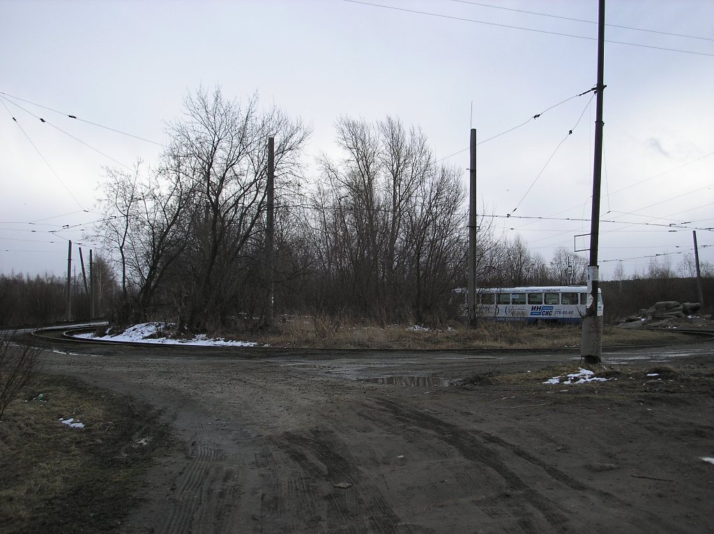 Екатеринбург — Конечные станции и разворотные кольца; Екатеринбург — Линия на Зеленый Остров