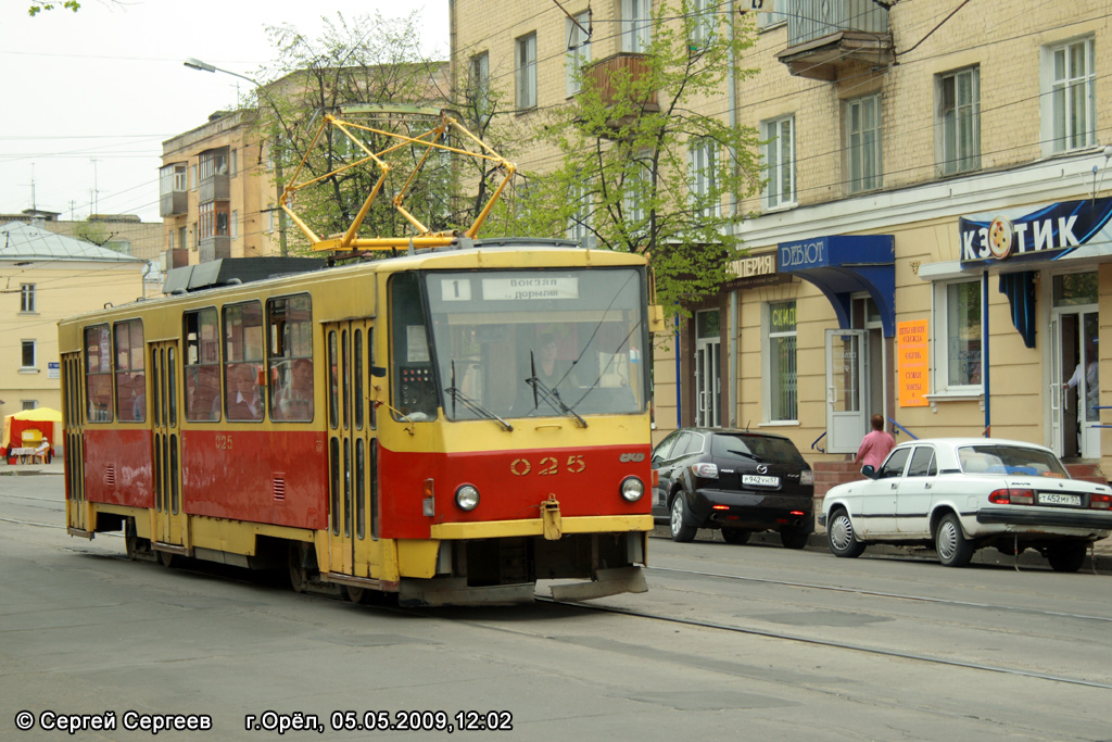 Орёл, Tatra T6B5SU № 025