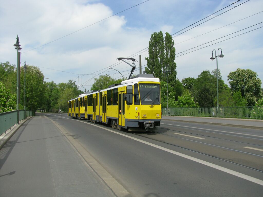 Берлин, Tatra KT4DM № 6095