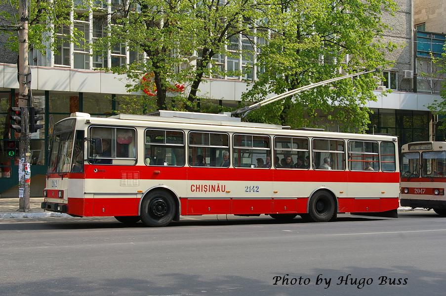 Кишинёв, Škoda 14TrDT/6M № 2142