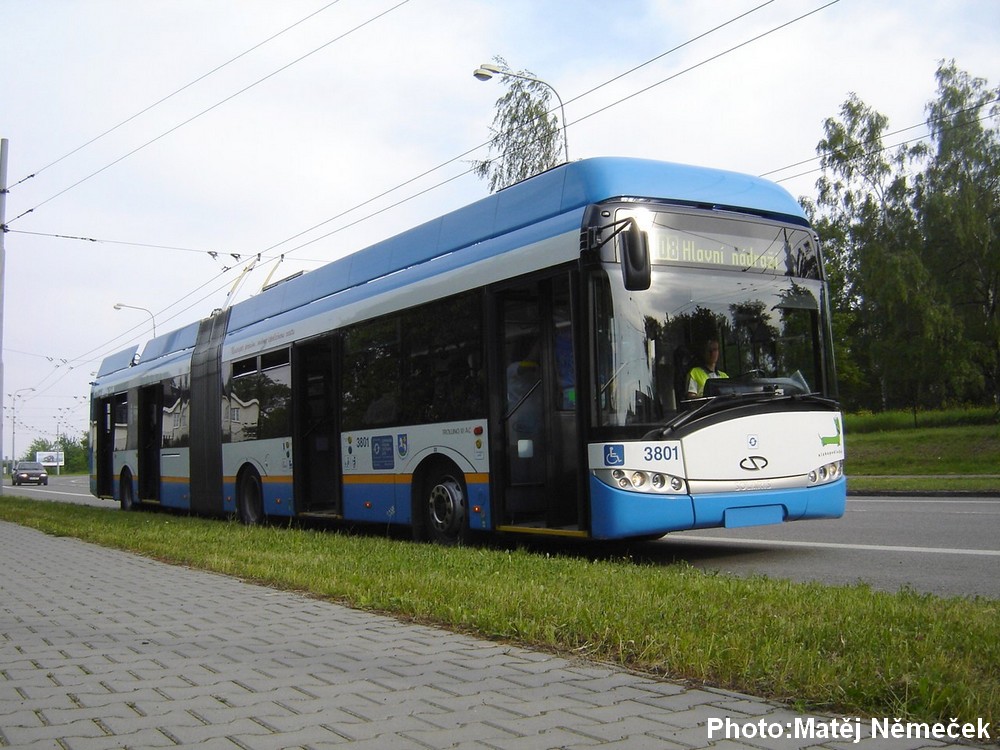 Ostrava, Solaris Trollino III 18 AC — 3801