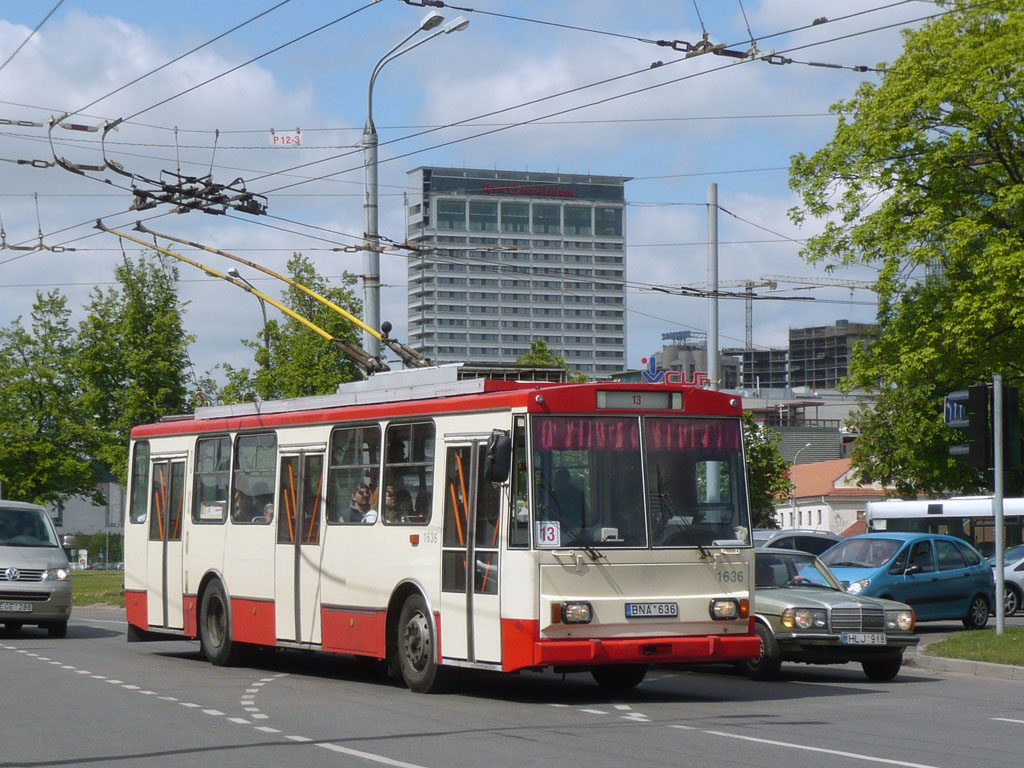Вильнюс, Škoda 14Tr13/6 № 1636