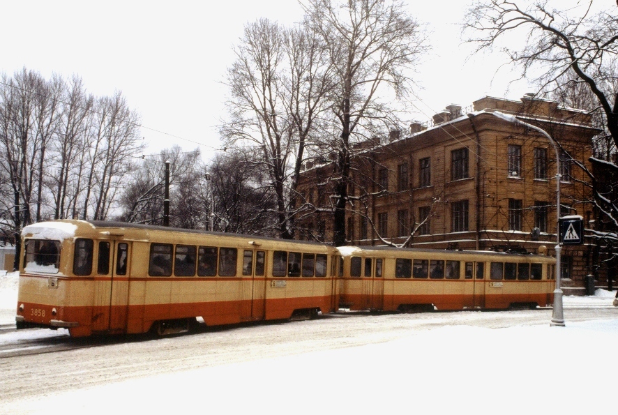 Санкт-Петербург, ЛП-49 № 3858; Санкт-Петербург — Исторические фотографии трамвайных вагонов